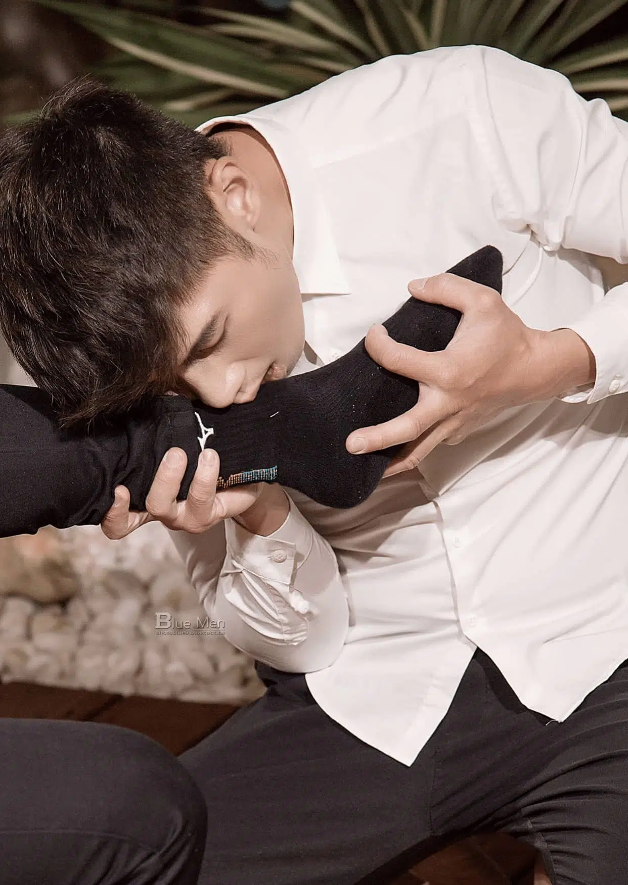 BLUEMEN 藍男色 NO.391 輕撫舔控 解放男友的西裝狂想 Aaron & Steven ‖ R+【PHOTO+VIDEO】