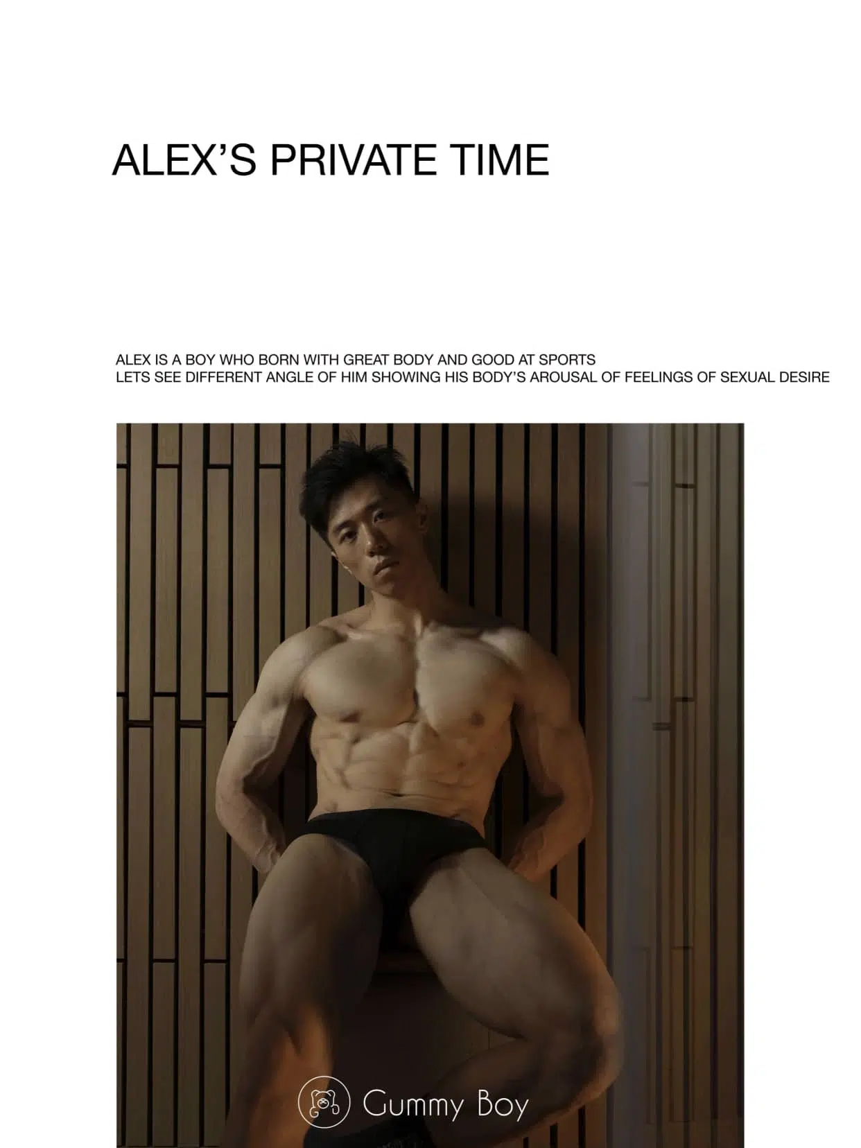 GUMMYBOY #1 Alex’s Private Time Alex 私人時光 ‖ 18+【PHOTO】